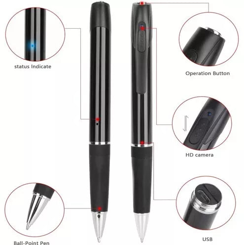 Hd Pen Hidden Camera With Built In Dvr