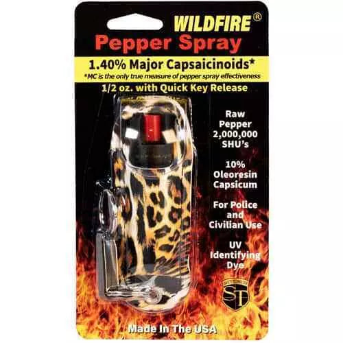 Wildfire 1.4% Mc 1/2 Oz Halo Holster, Leopard Black/Orange