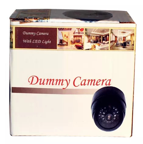 Dummy Dome Camera With Led And Ir, Black