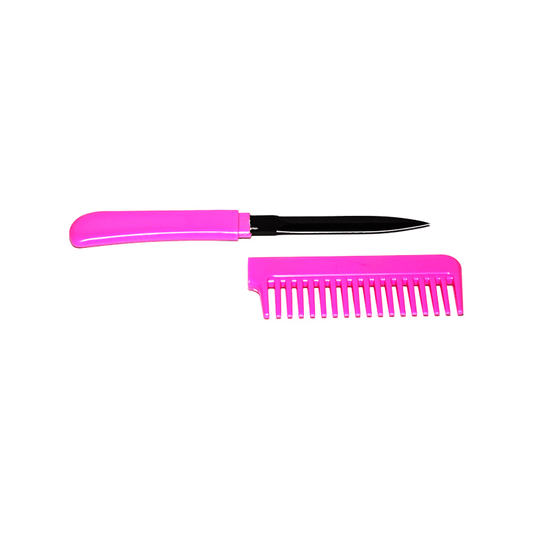 Metal Comb Knife, Pink