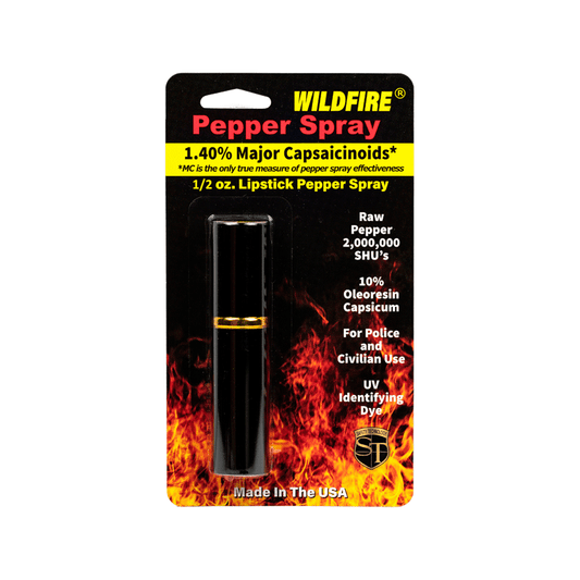 Wildfire 1.4% Mc Lipstick Pepper Spray, Black