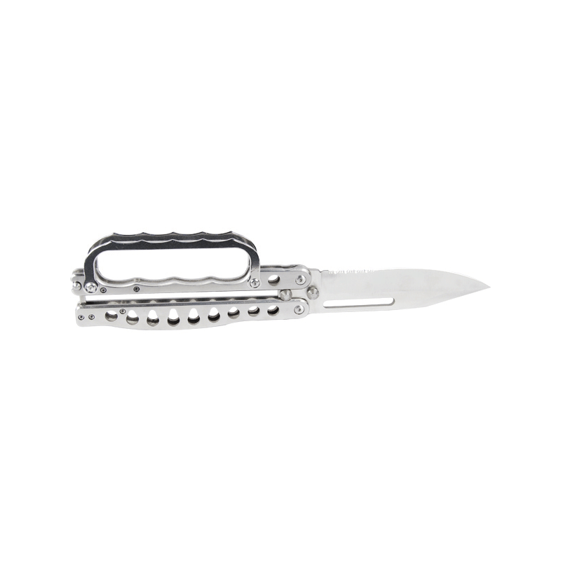 Butterfly Knife Stainless Steel, Silver