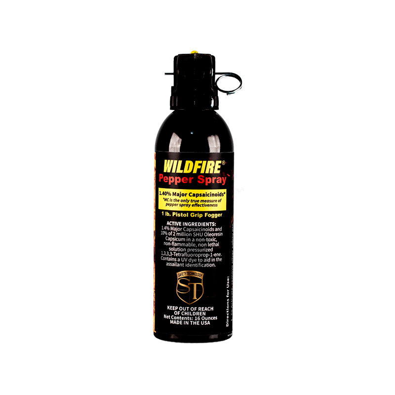 Wildfire 1.4% Mc 1Lb Pepper Spray, Pistol Grip Fogger