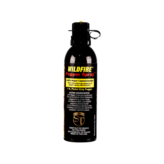 Wildfire 1.4% Mc 1Lb Pepper Spray, Pistol Grip Fogger