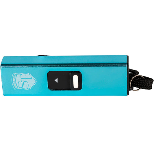 Slider 40 Million Volt Stun Gun Flashlight 4.9 Milliamps, Blue