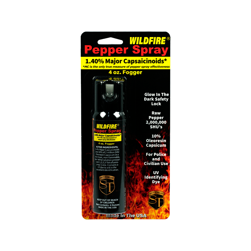 Wildfire 1.4% Mc 4 Oz Pepper Spray, Fogger