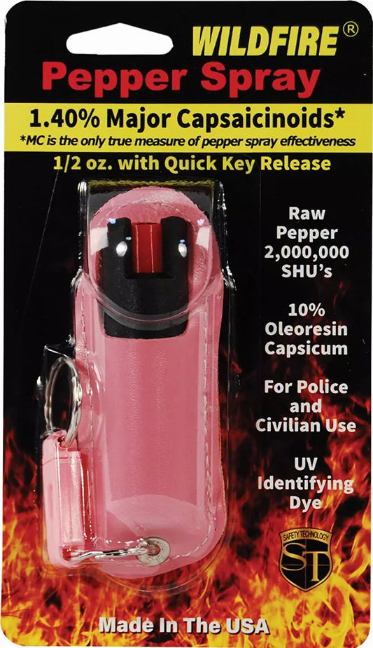 Wildfire 1.4% Mc 1/2 Oz Halo Rhinestone Holster, Pink