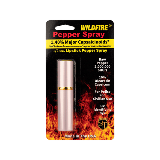 Wildfire 1.4% Mc Lipstick Pepper Spray, Pink