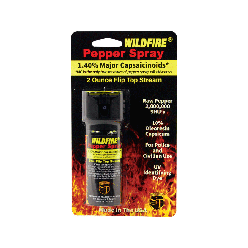 Wildfire 1.4% Mc 2 Oz Pepper Spray Flip Top