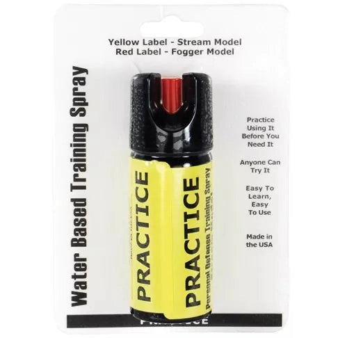 2 Oz Inert Practice Defensive Spray, Stream