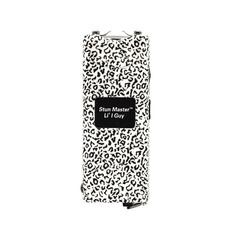 Stun Master Lil Guy 60 Million Volts Animal Print Stun Gun, Flashlight, Nylon Holster, Animal Print