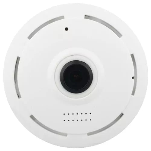 Safety Technology 1080P Hd Fisheye Ip Camera With Wi-Fi And Dvr, White